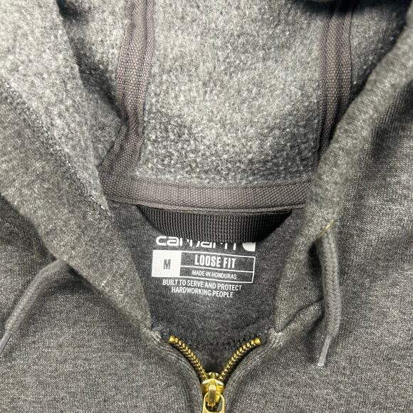 Carhartt Gray Lightweight Hoodie Jacket - Picture 5 of 7